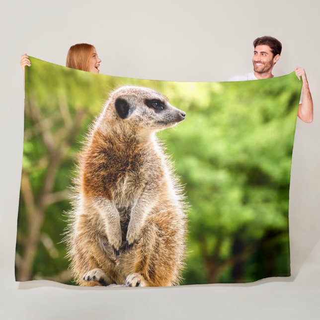 MEERKAT FLEECE BLANKET (In Situ)