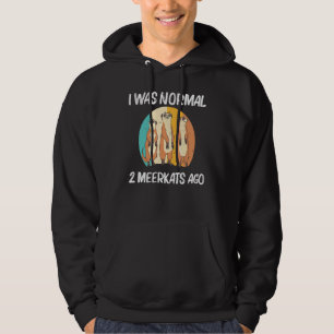 Meerkat For Men Women Retro Wildlife Zoo Animal 1 Hoodie