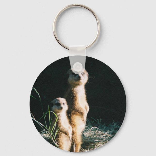 Meerkat Friends Keychain (Front)