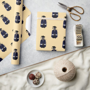 Meerkat Graduate Gown Graduation Wrapping Paper