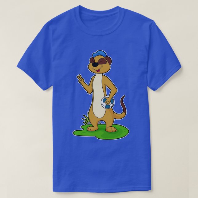 Meerkat Handball player Handball T-Shirt (Design Front)