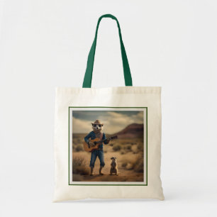 Meerkat Hoedown, Tote Bag