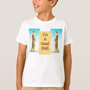 Meerkat "I'm a Cool Kat" Kids Shirt