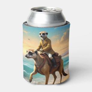 Meerkat Jockey On A Meerkat Horse, Can Cooler