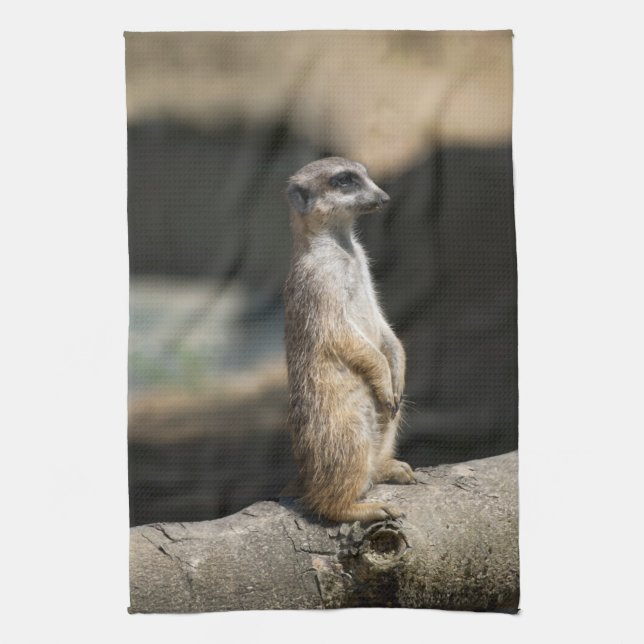 Meerkat Kitchen Towel (Vertical)