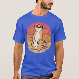 Meerkat Lovers Retro Gift Funny Animals girl T-Shirt