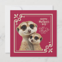 Meerkat Loving Moments Mother's Day Card