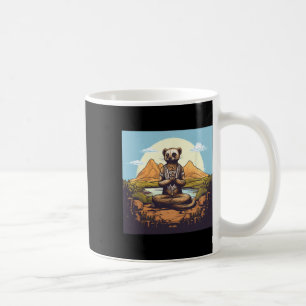 Meerkat Meditation Yoga Coffee Mug