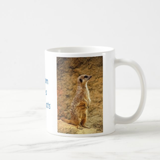 Meerkat Mug personnalisé (Droite)