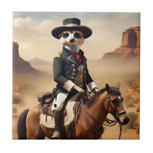 Meerkat On A Horse: Could Be The Lone Stranger Tile