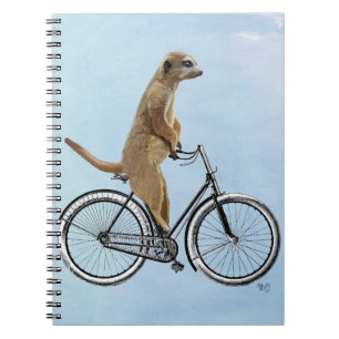 Meerkat on Bicycle 2 Notebook
