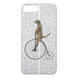 Meerkat on Black Penny Farthing iPhone 8 Plus/7 Plus Case