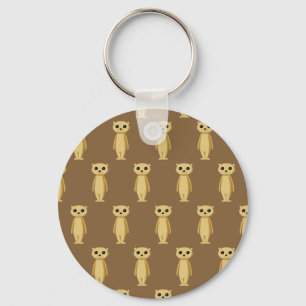 Meerkat Pattern. Keychain