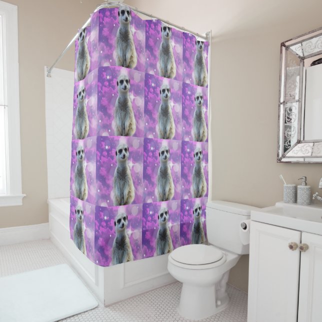 Meerkat Pink Purple Sparkle, (In Situ)