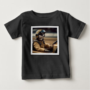Meerkat Professional Racing Car Driver, Baby T-Shirt