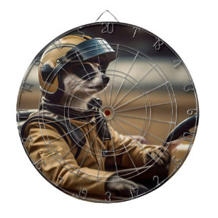 Meerkat Professional Racing Car Driver, Dartboard