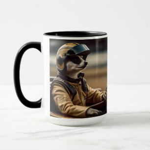 Meerkat Professional Racing Car Driver, Mug