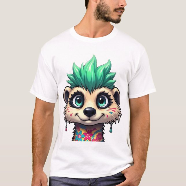 Meerkat Rebel T-Shirt (Front)