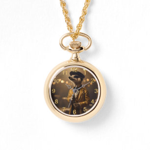 Meerkat Sinatra, Ladies Necklace Watch