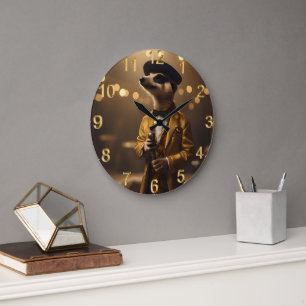 Meerkat Sinatra, Large Clock