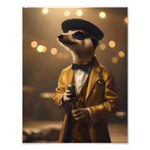 Meerkat Sinatra,  Photo Print