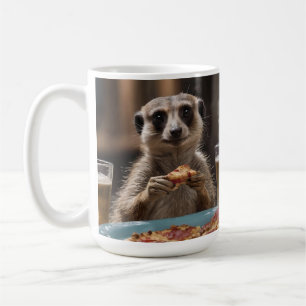 Meerkat Sneaky Lunchtime, Coffee Mug