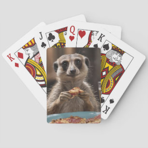 Meerkat Sneaky Lunchtime,  Playing Cards