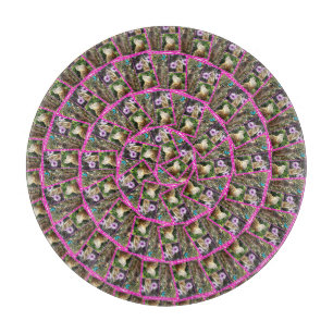 Meerkat Spiral Abstract Pattern, Cutting Board