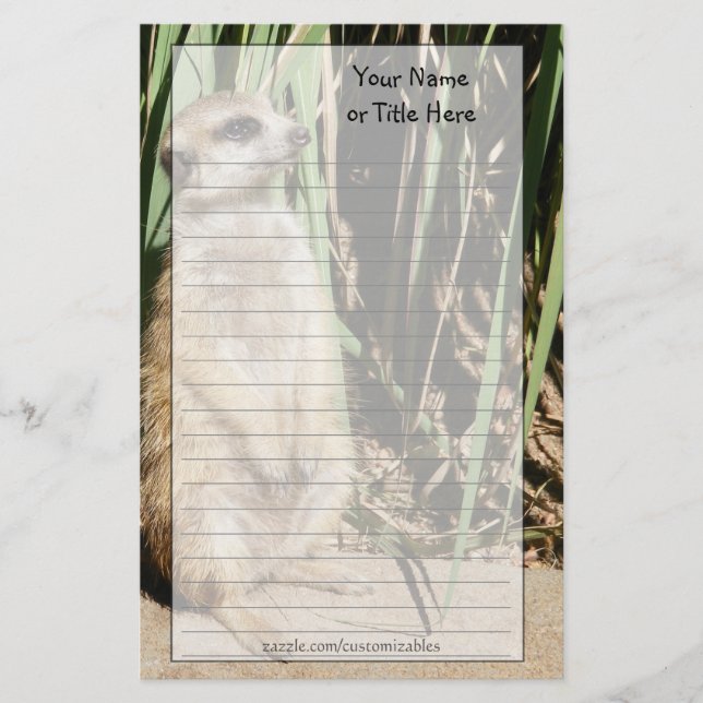 Meerkat Stationery (Front)