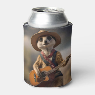 Meerkat Strumming A Country Lullaby,  Can Cooler