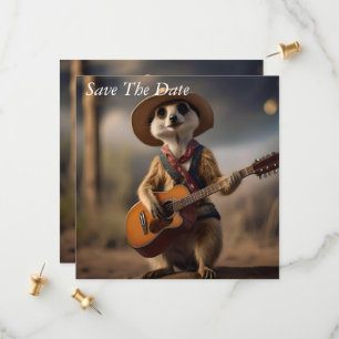 Meerkat Strumming A Country Lullaby,  Save The Date