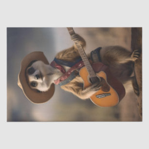 Meerkat Strumming A Country Lullaby,  Tissue Paper