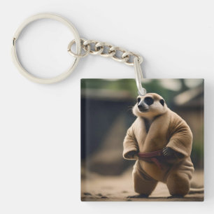 Meerkat Sumo Wrestler, Keychain
