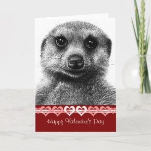 Meerkat Valentine Card