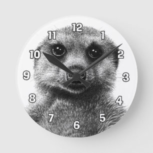 Meerkat Wall Clock