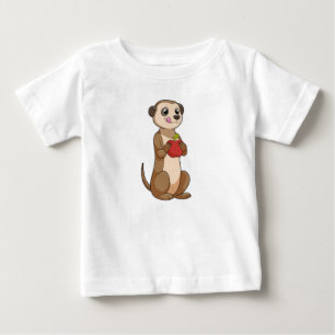 Meerkat with Apple Baby T-Shirt