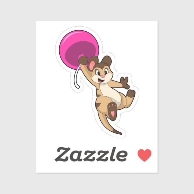 Meerkat with Balloon (Sheet)