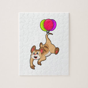 Meerkat with Balloon Jigsaw Puzzle