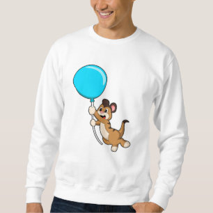 Meerkat with Balloon Sweatshirt