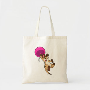 Meerkat with Balloon Tote Bag