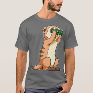 Meerkat with Binoculars T-Shirt