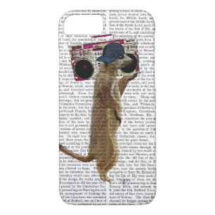 Meerkat with Boom Box Ghetto Blaster 2 iPhone 8/7 Case