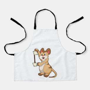 Meerkat with Coffee pot & Coffee.PNG Apron