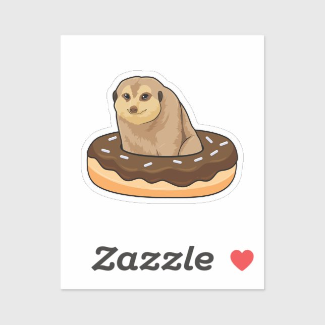 Meerkat with Donut (Sheet)