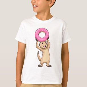 Meerkat with Donut T-Shirt