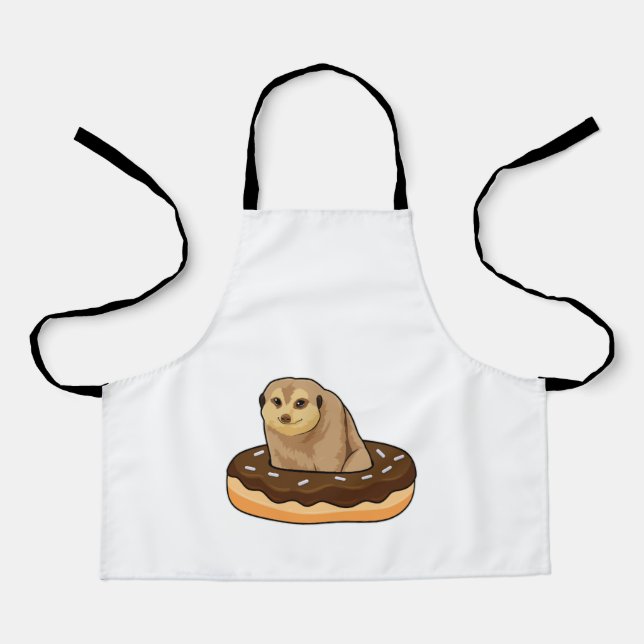 Meerkat with Doughnut Apron (Front)