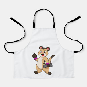 Meerkat with Dumbbell Apron