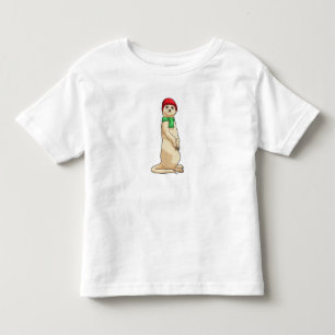 Meerkat with Hat and Scarf Toddler T-shirt