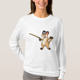 Meerkat with Hat & Walking stick T-Shirt