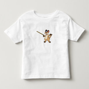Meerkat with Hat & Walking stick Toddler T-shirt